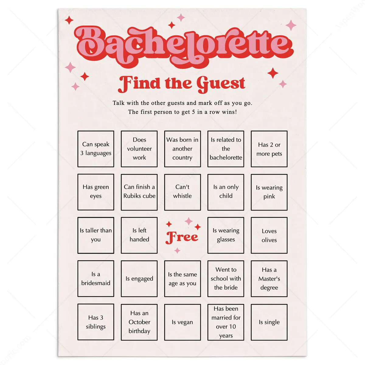 Clean Bachelorette Find The Guest Bingo Party Game Bridal Shower Game clean-bachelorette-find-the-guest-bingo-party-game-bridal-shower-game