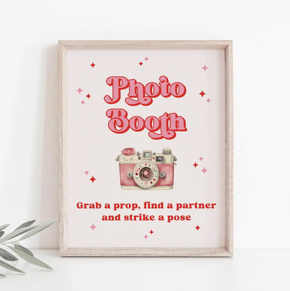 Funky Photo Booth Sign | Retro Themed Parties | 70s Decor