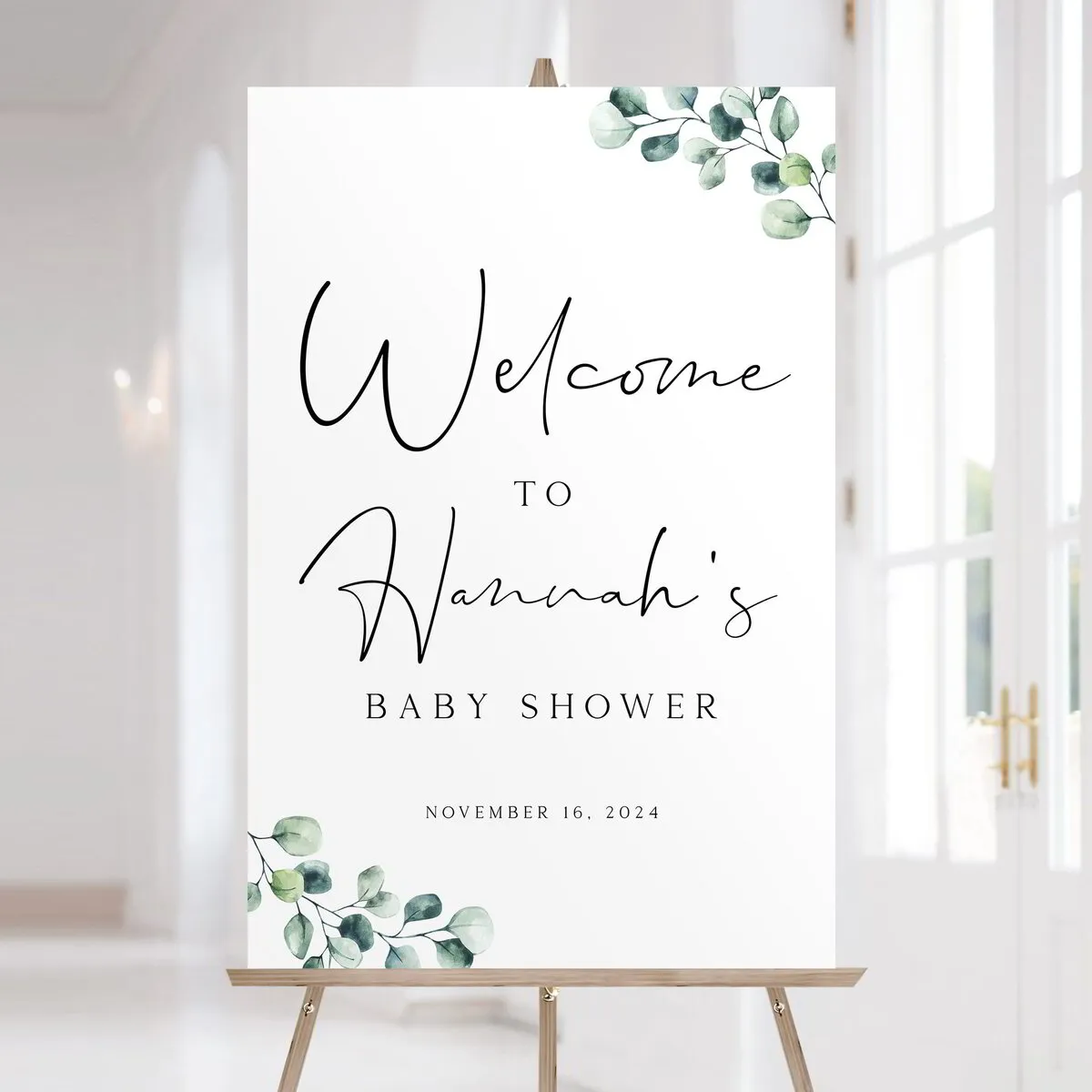 36 Editable Eucalyptus Baby Shower Games - Editable Games