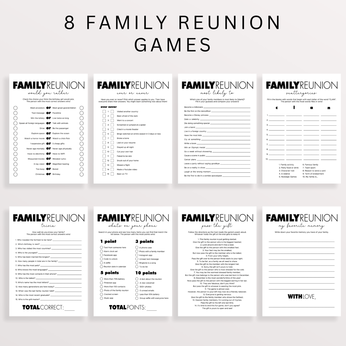 black family reunion themes