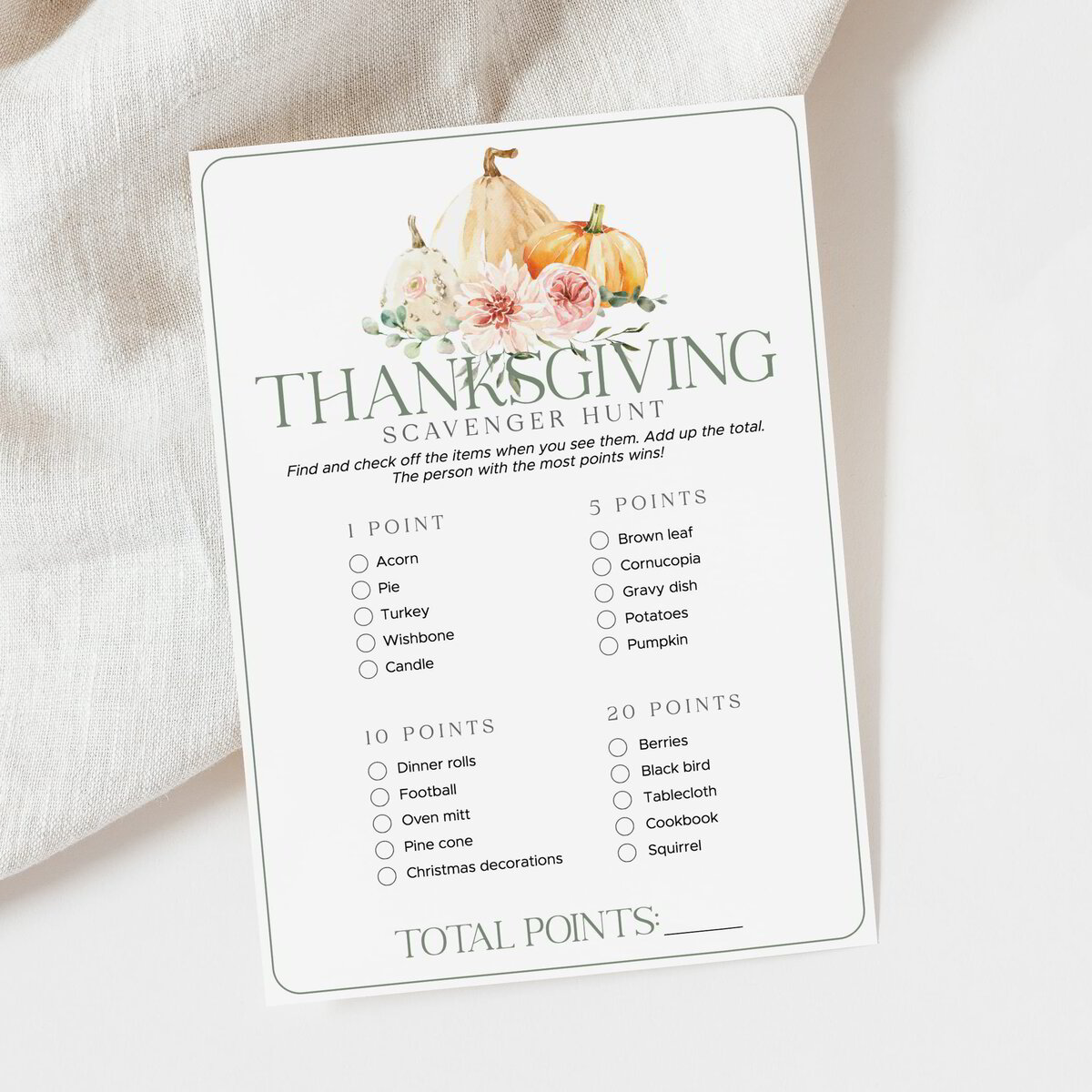 Find the Guest Bingo Thanksgiving Printable Friendsgiving 