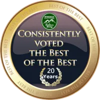 Consistently Voted the Best of the Best 20 Years Plaque 