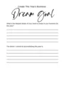 Dream Plan Book