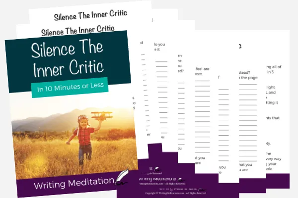 Silence The Inner Critic Writing Meditation
