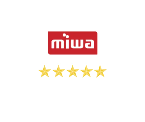 Miwa 5 star workshop grading logo