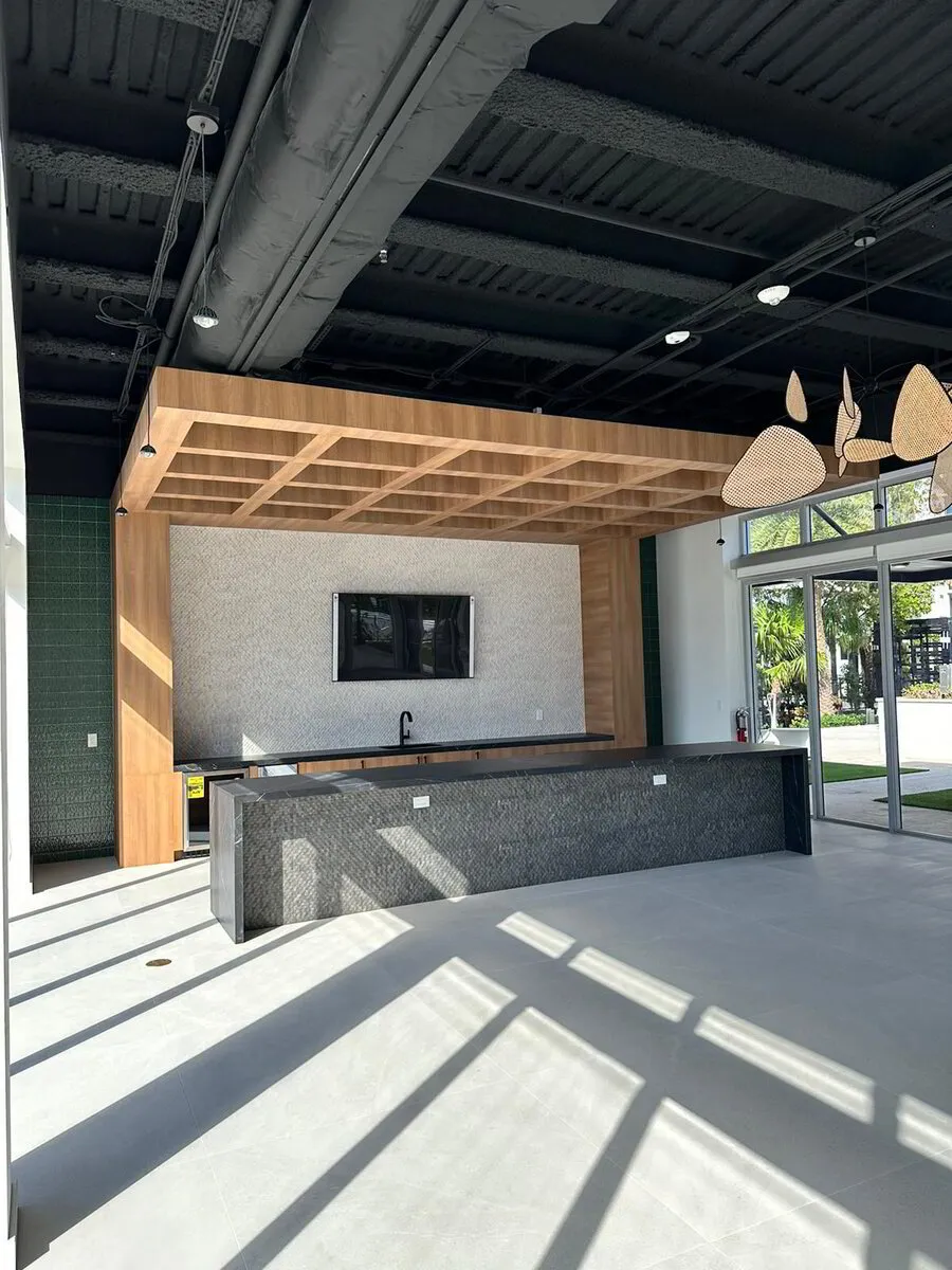 Contemporary Industrial Outdoor Kitchen Remodel by ICR General Contractor project photo