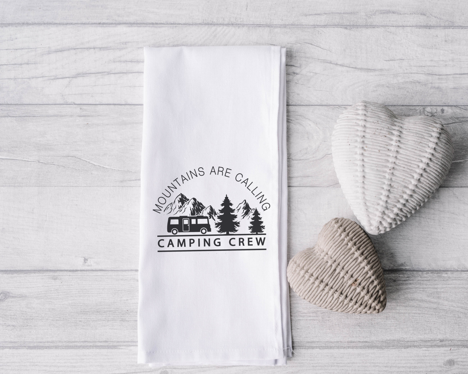 The Best Days are Spent Camping, Camping Lovers Kitchen Towels - Honey Dew  Gifts