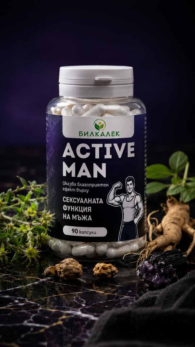 Active Man за Мъжка Сила, Либидо и Сексуална Функция - БилкаЛек