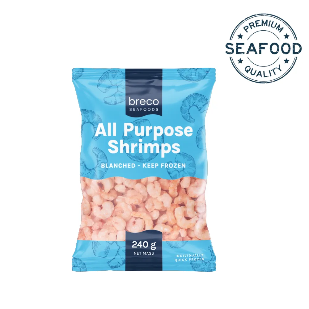 Breco Seafoods All Purpose Shrimps - 240g net weight