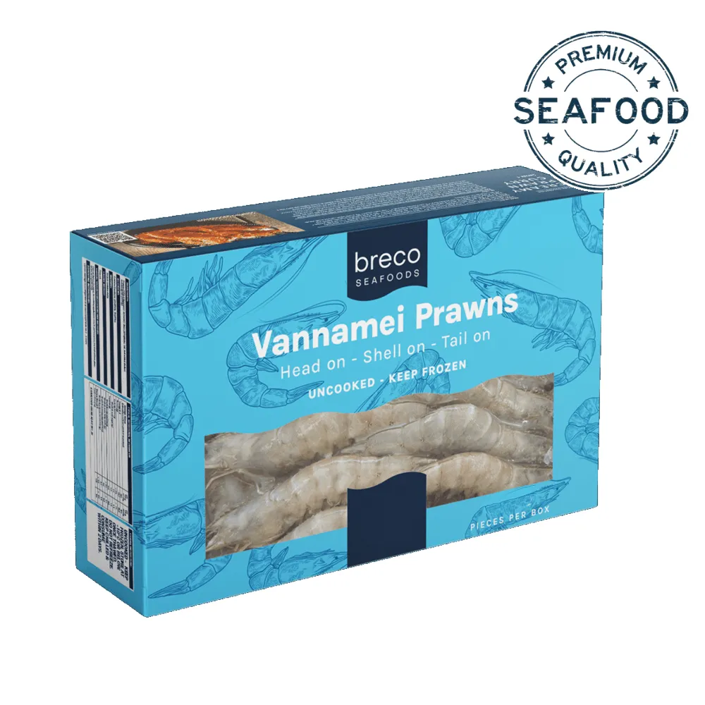 Breco Seafoods Vannamei Prawns - 800g net weight