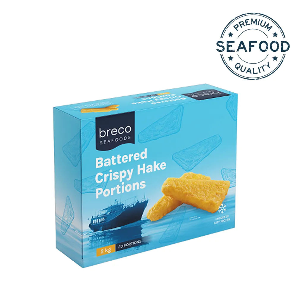 Breco Seafoods Battered Crispy Hake - 2kg