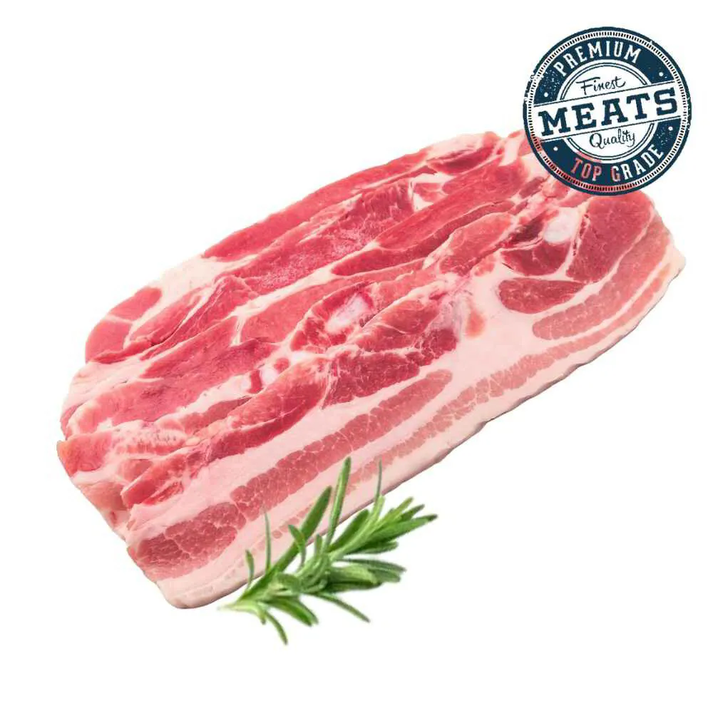 Pork Belly Rashers (Sliced Thin) - 1kg