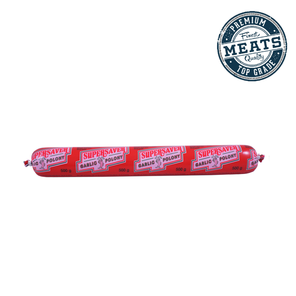 SuperSaver Garlic Polony 500g Tip Top Meat Online Shopping