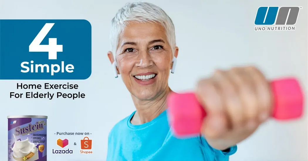  4 Simple Home Exercise for Elderly People