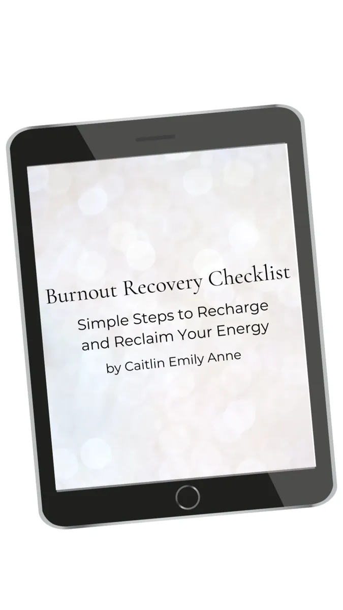 Burnout Recovery Checklist | Simple Steps to Recharge and Reclaim Your ...
